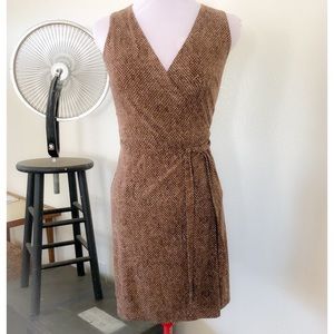 Vintage City DKNY 90’s Brown Wrap Dress